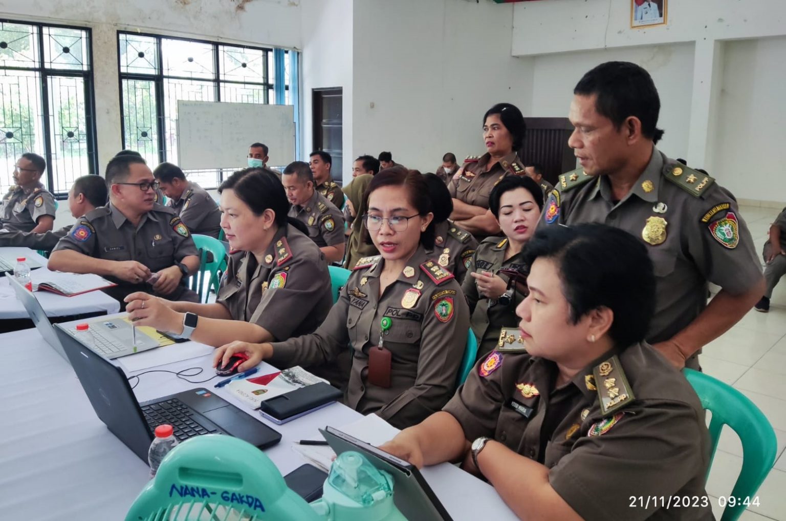 Sekretariat Satpol PP Provinsi Kalteng Sosialisasi Aplikasi E Kinerja