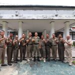 Satpol PP Provinsi Kalimantan Tengah Berangkat Ke Pekanbaru