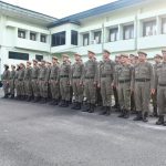 Personil Satpol PP Provinsi Kalimantan Tengah, Siap Amankan Kedatangan Presiden RI