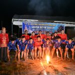 Kepala Satuan Polisi Pamong Praja Membuka Pertandingan Sepak Sawut Dalam Festival Budaya Isen Mulang 2019
