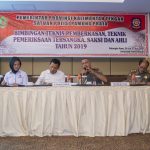 Penutupan Bimtek Pemberkasan, Teknik Pemeriksaan Tersangka, Saksi dan Ahli Satpol PP Se Kalimantan Tengah Tahun 2019