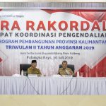 Pra Rakordal Program-Program Pembangunan Provinsi Kalteng Triwulan II TA. 2019