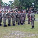 Korem 102/Panju Panjung Beri Pelatihan Baris Berbaris Kepada Satpol PP Provinsi Kalimantan Tengah