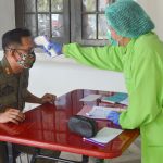 Satpol PP Provinsi Kalteng  Tes PCR Swab Beberapa Orang Anggotanya