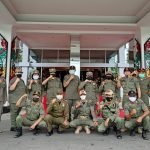 Kelompok JFT dan Bidang Tibumtranmas Satpol PP Provinsi Kalteng Lakukan Pengamanan Seremonial Peringatan HUT Kalteng Ke-64