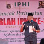 Satpol PP Provinsi Kalteng Turunkan Anggota Pada Pengamanan Puncak Peringatan Harlah IPHI Ke-32 Tahun 2022