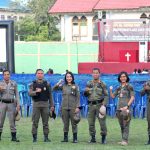 Satpol PP Provinsi Kalteng Turunkan Sejumlah Anggota, Pengamanan Acara Kebaktian Pembaruan Iman Nasional Di Stadion Sanaman Mantikei