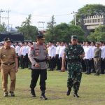 Satpol PP Provinsi Kalteng Ikuti  Apel Gelar Pasukan Operasi Ketupat Telabang 2023
