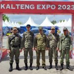 Satpol PP Provinsi Kalteng Turunkan Sejumlah Anggota Demi Suksesnya Kalteng Expo 2023
