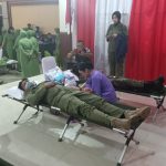 Satpol PP Provinsi Kalteng Rayakan HUT Ke-56 Kodam XII Tanjungpura Dengan Aksi Donor Darah